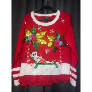 Ugly Christmas Sweater Xmas Size Large